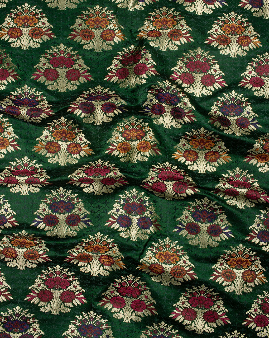 Banarasi KinKhab Pure Kataan Silk Fabric ( Width 36 Inch ) - Fabriclore.com