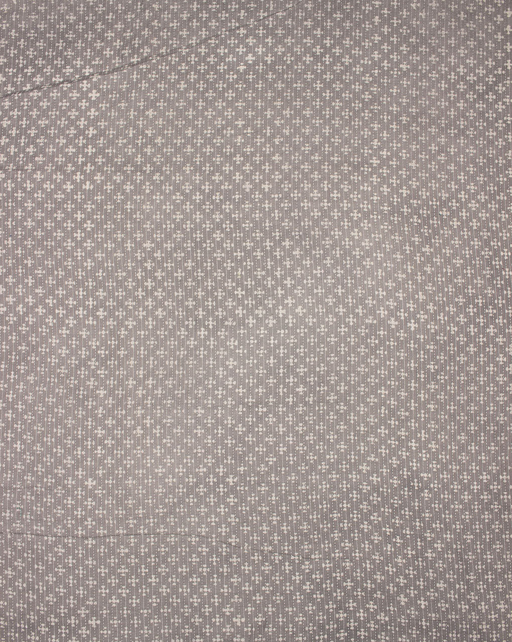 Geometric Akola Hand Block Kantha Cotton Fabric - Fabriclore.com