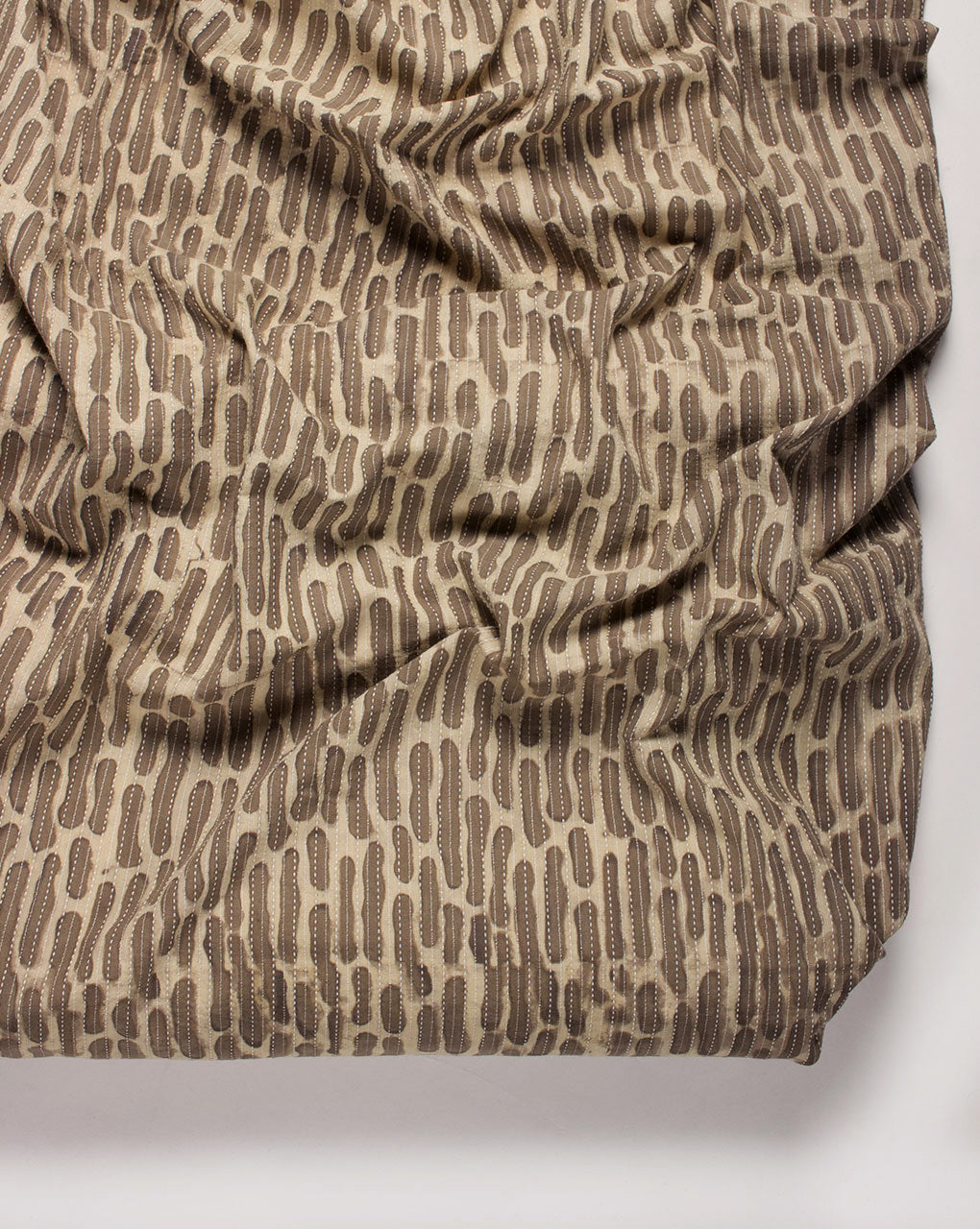 ( Pre Cut 80 CM ) Azo-Free Certified Akola Hand Block Kantha Cotton Fabric