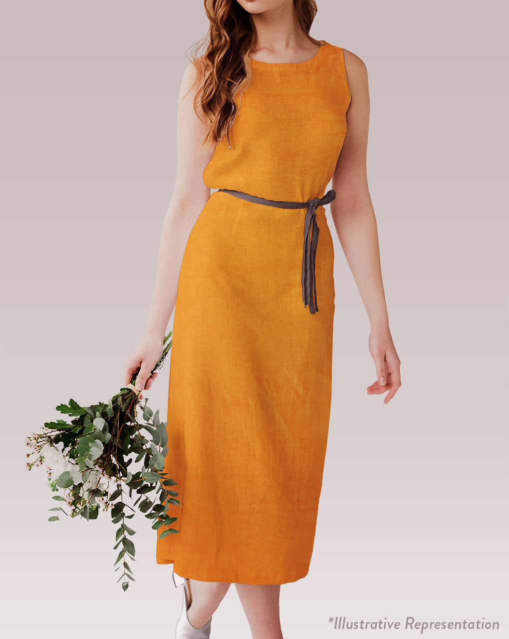 Max Mara Dresses | Womens Linen fabric dress Navy - Lilioz