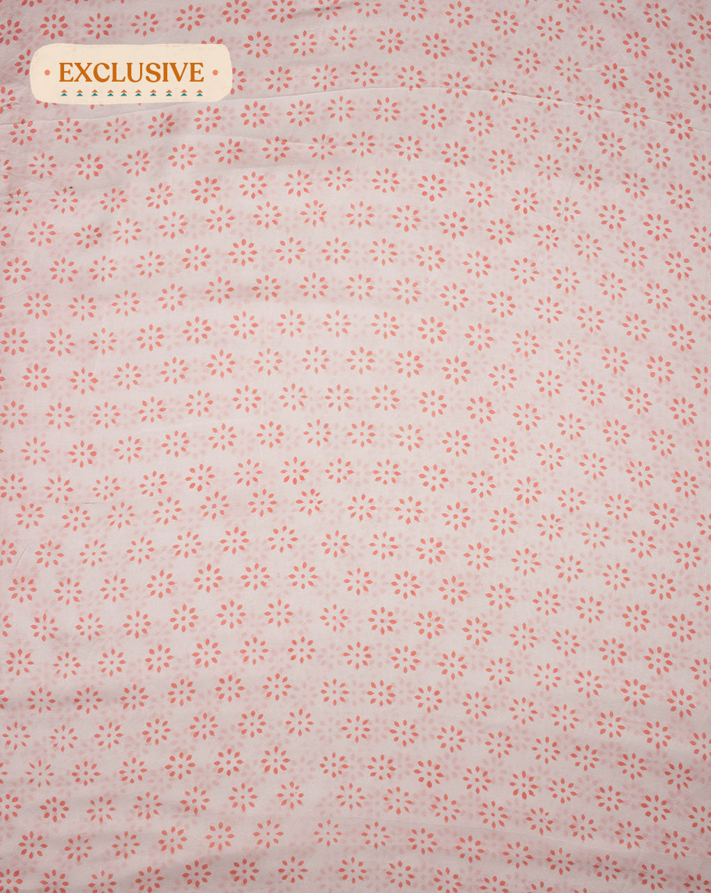 Pink City Theme Hand Block Modal Satin Fabric - Fabriclore.com