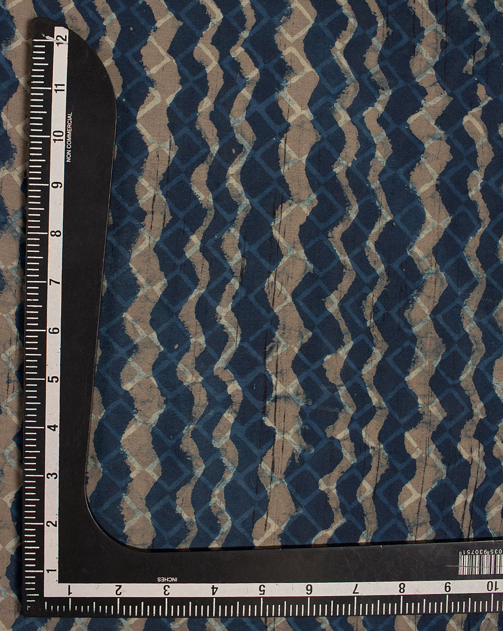 ( Pre Cut 75 CM ) Indigo Hand Block Modal Fabric
