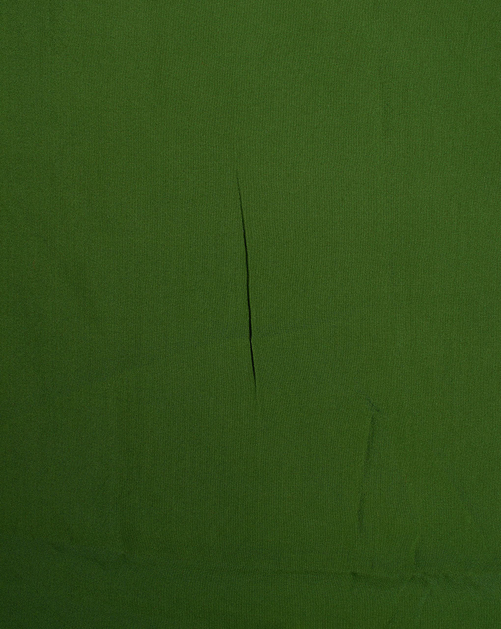 ( Pre Cut 1 MTR ) Green Plain Modal Fabric