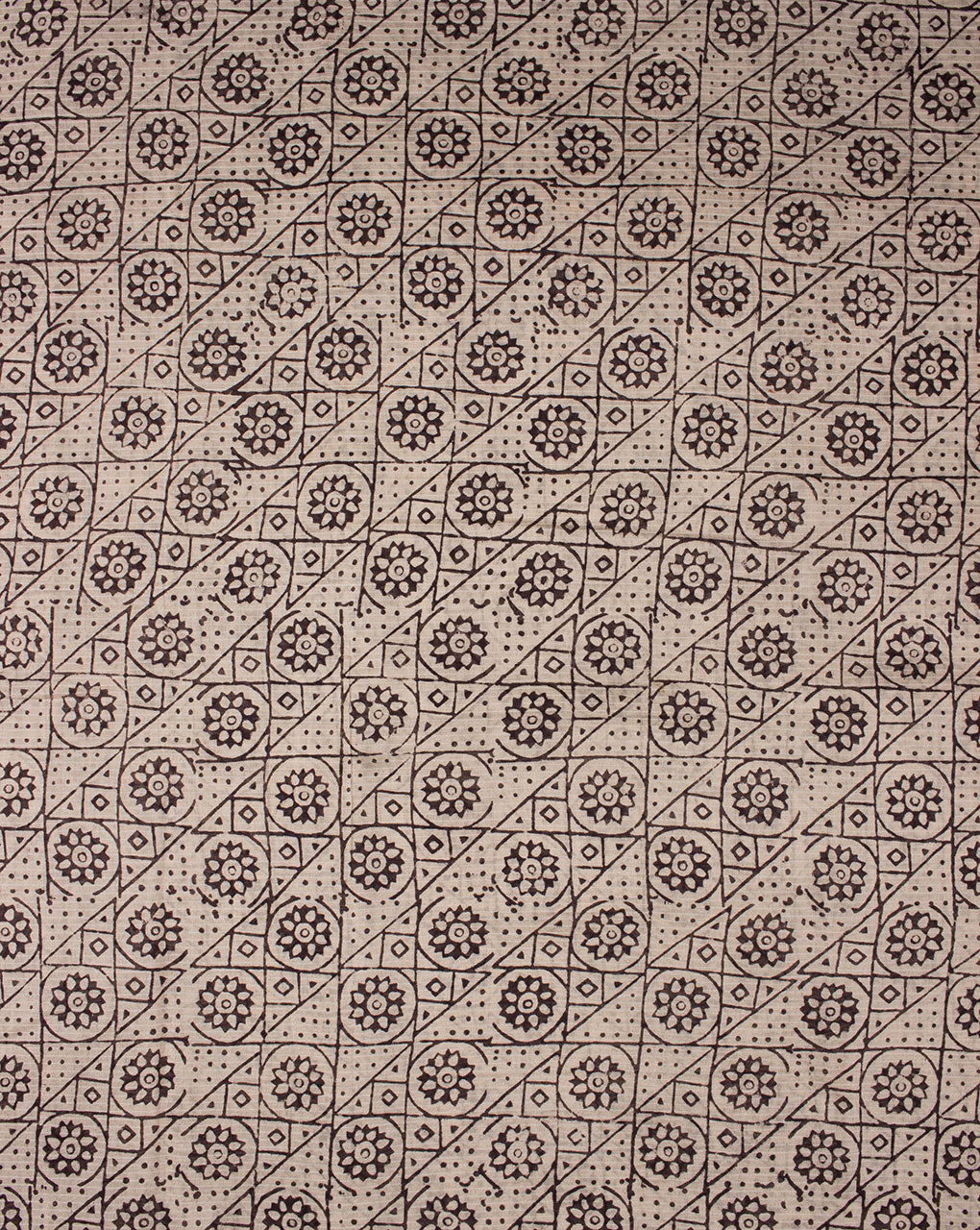 Hand Block Zari Border Bagh Print Maheshwari Silk Fabric - Fabriclore.com