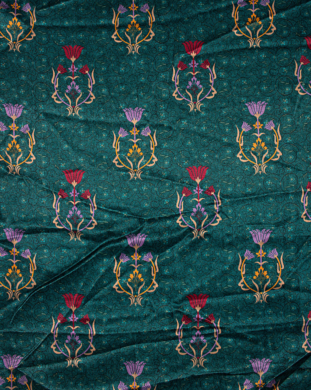 Digital Print Mashru Silk Fabric