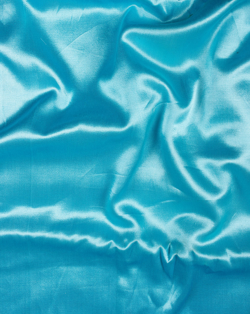 Turquoise Plain Mashru Silk Fabric - Fabriclore.com