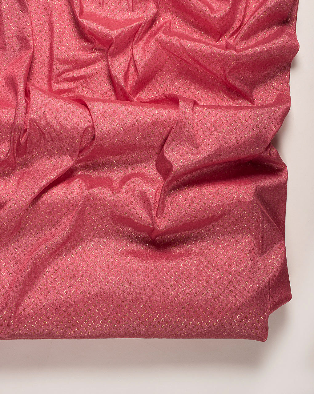 ( Pre Cut 80 CM ) Foil Screen Print Polyester Fabric