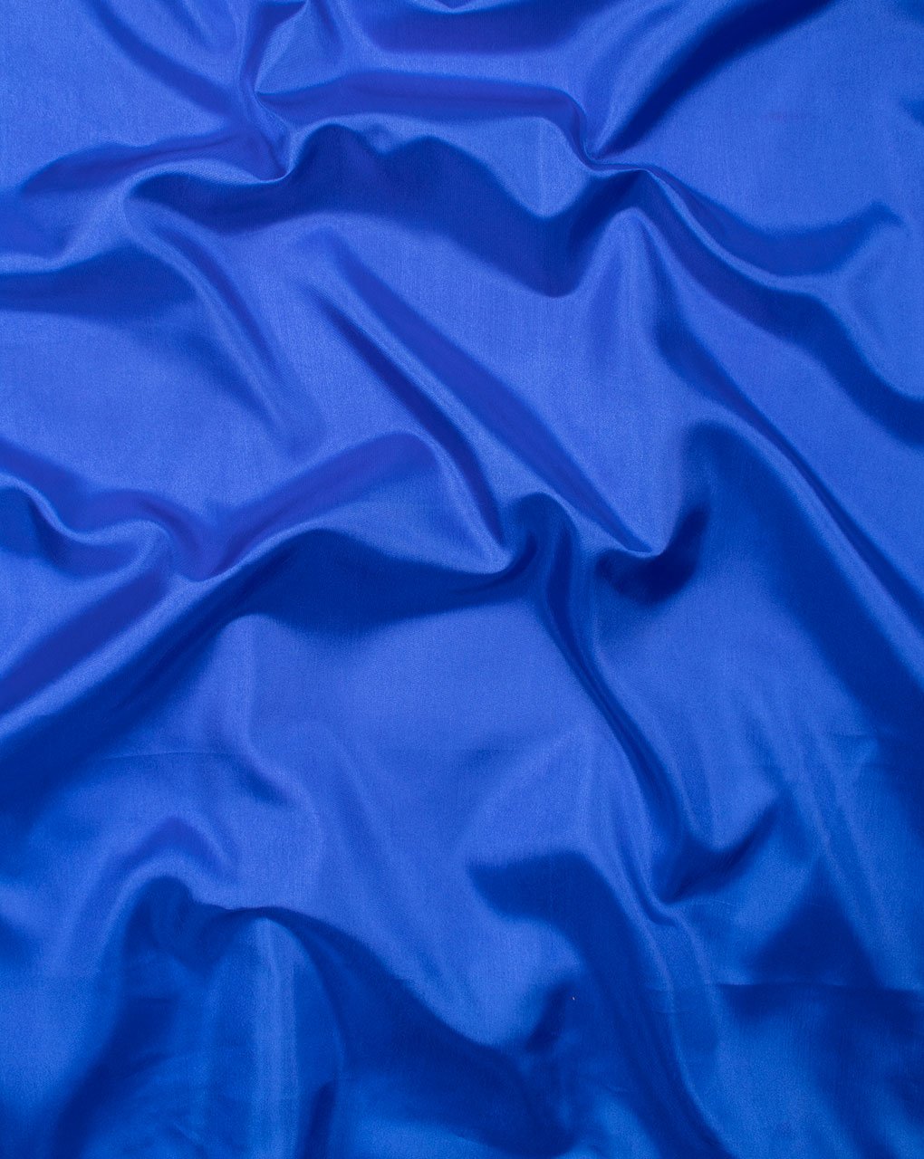 Royal Blue Plain Paper Silk Fabric - Fabriclore.com
