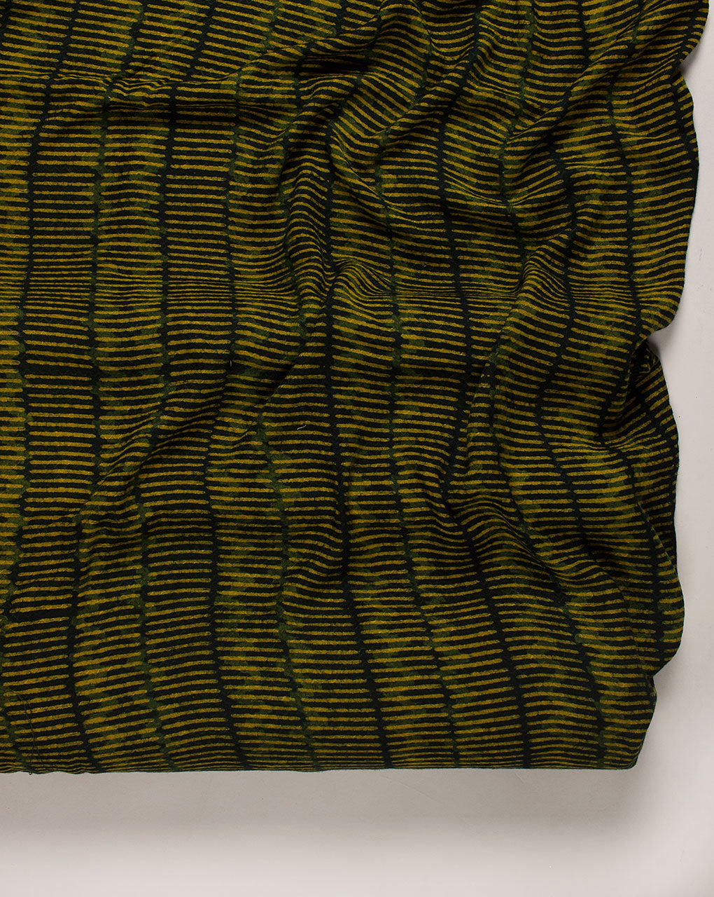 ( Pre Cut 60 CM ) Akola Hand Block Liva Viscose Rayon Dobby Fabric