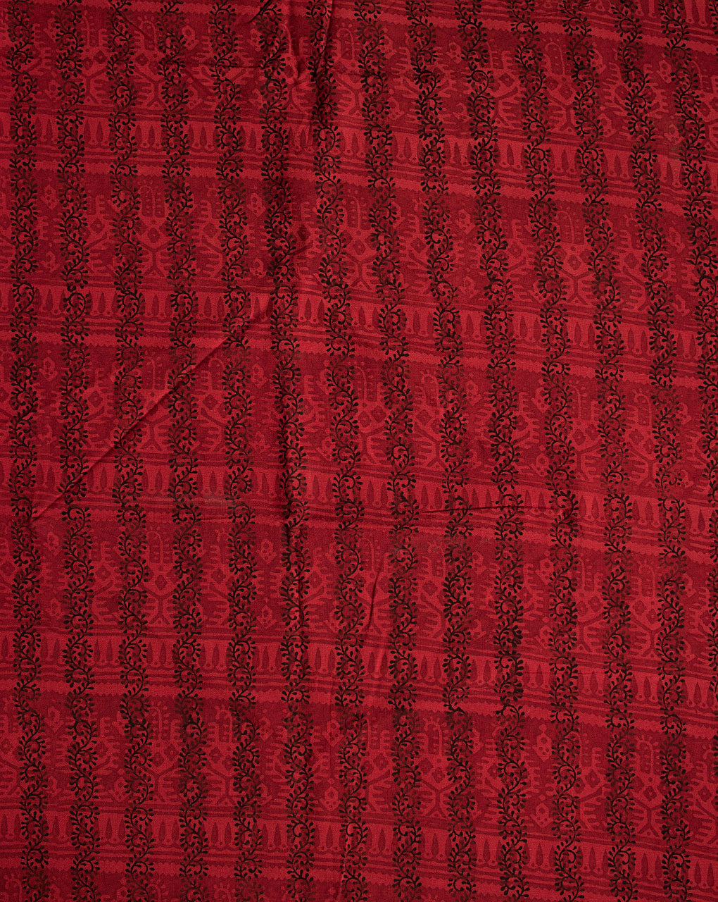 ( Pre Cut 1.75 MTR ) Bagh Print Hand Block Rayon Fabric