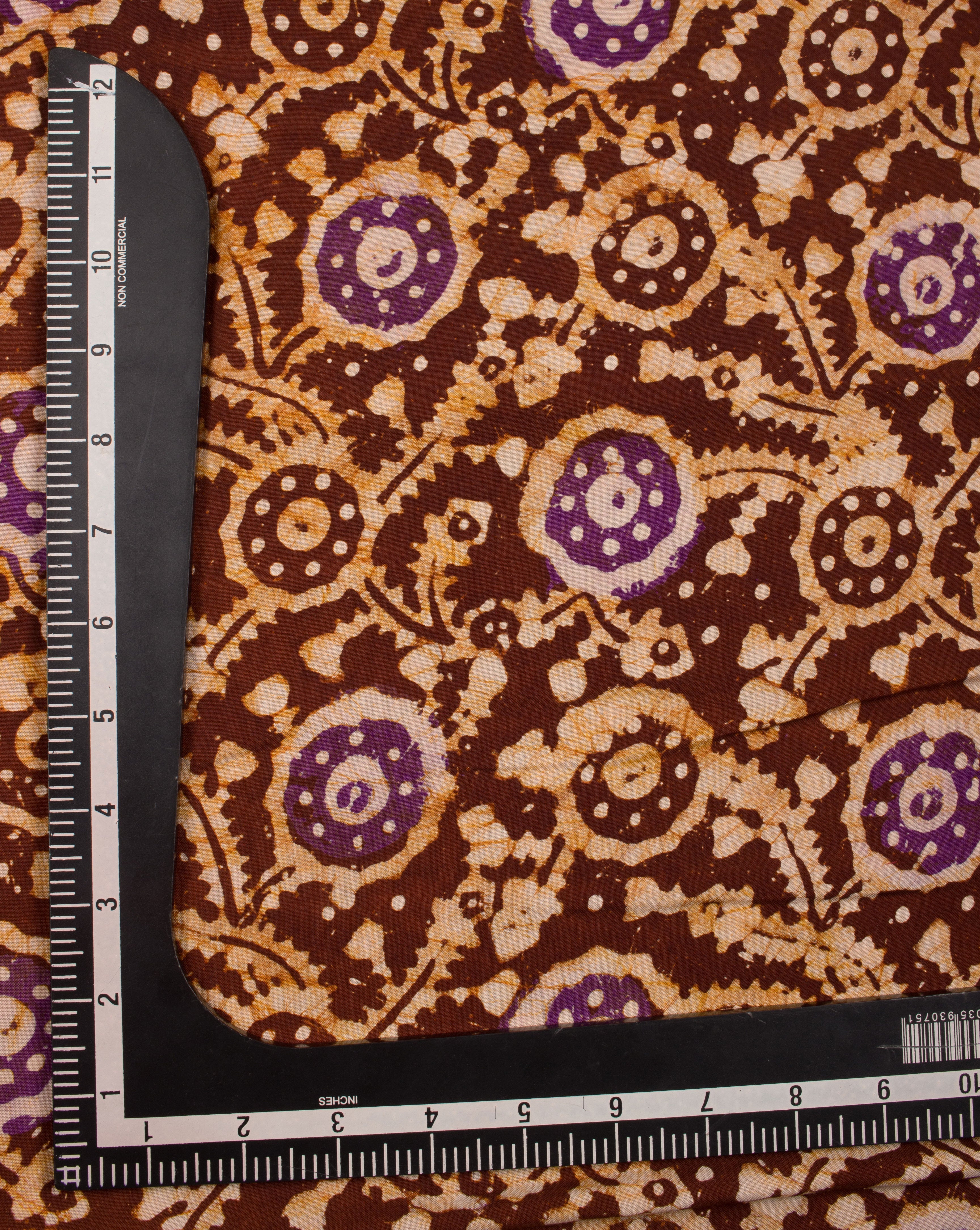 Hand Block Wax Batik Rayon Fabric - Fabriclore.com