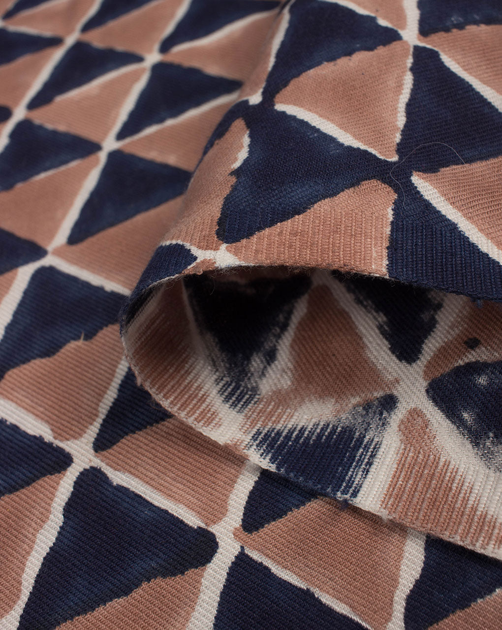 Hand Block Twill Weave Rayon Fabric - Fabriclore.com
