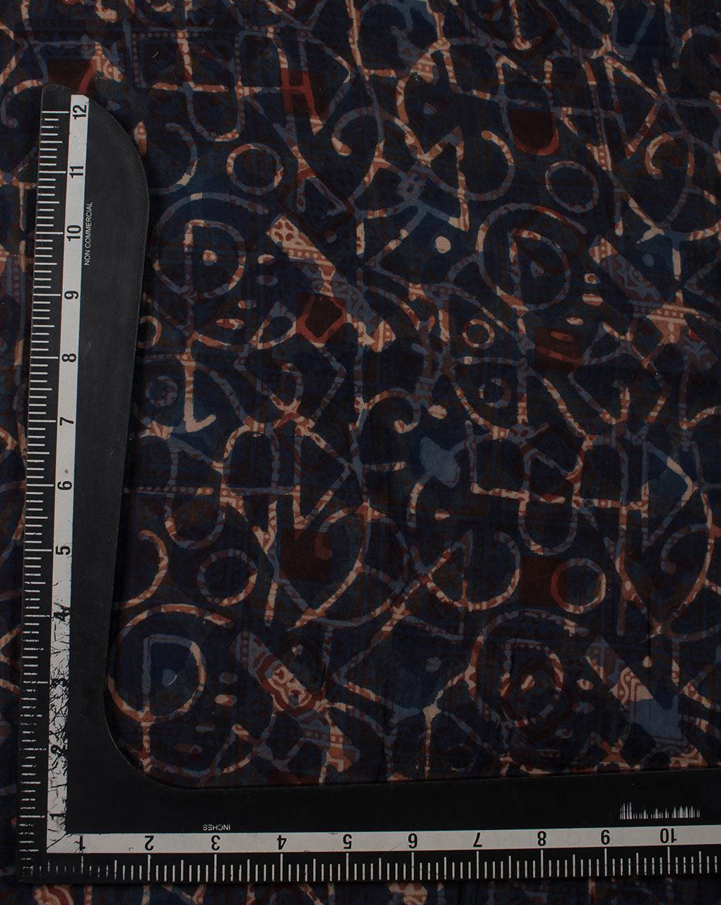 Hand Block Rayon Modal Fabric - Fabriclore.com