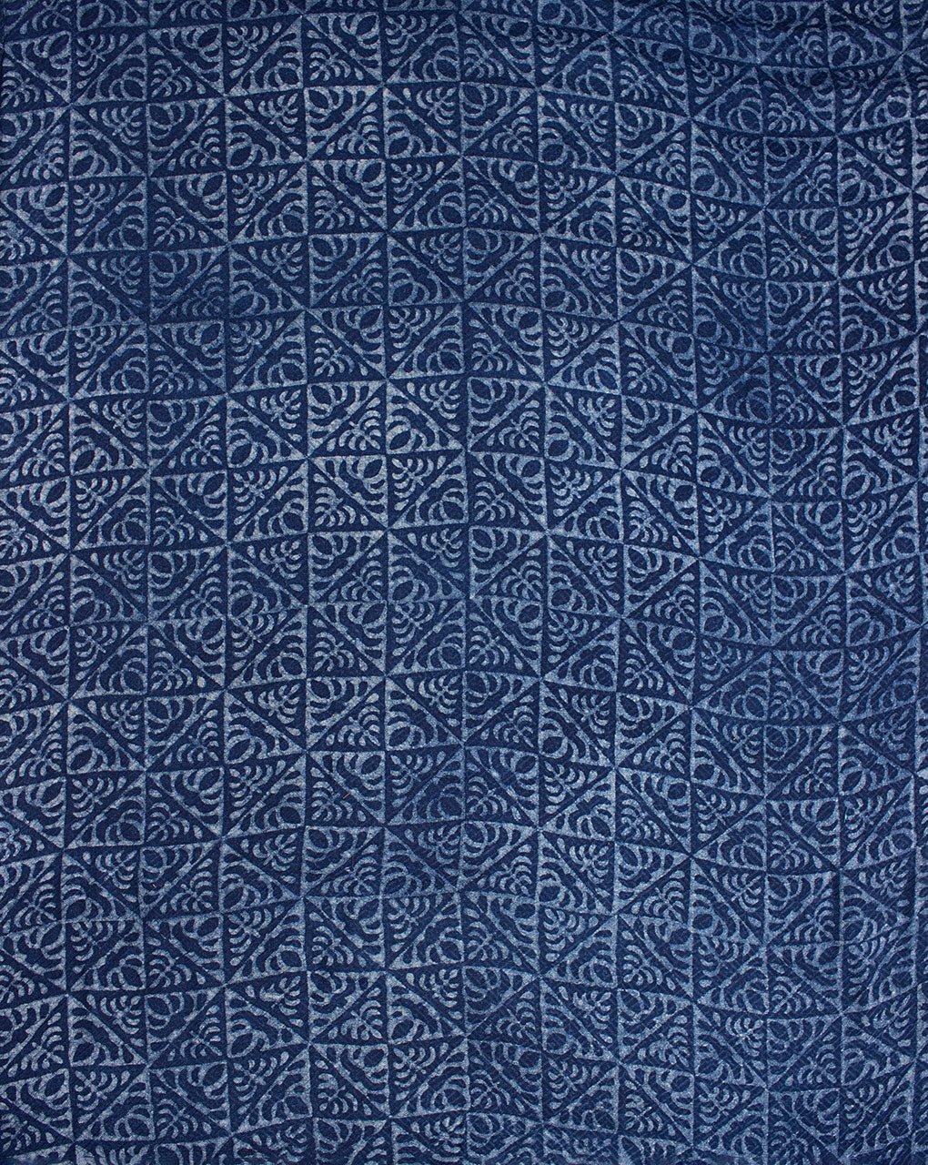 Hand Block Viscose Dobby Rayon Fabric - Fabriclore.com
