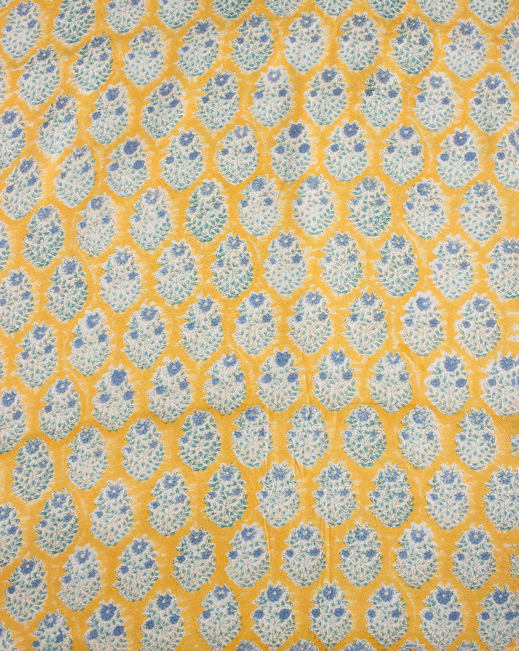 Rapid Hand Block Rayon Dobby Fabric - Fabriclore.com