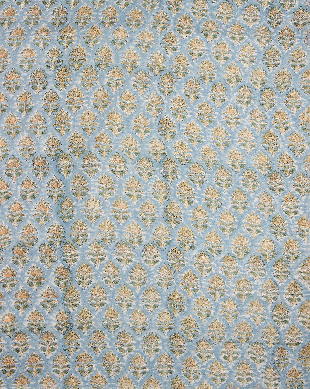 Booti Rapid Hand Block Rayon Dobby Fabric - Fabriclore.com