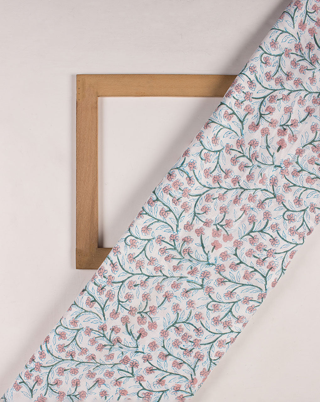 Hand Block Dobby Rayon Fabric - Fabriclore.com
