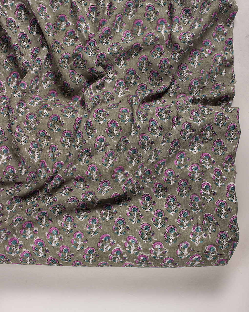 Rapid Hand Block Dobby Rayon Fabric
