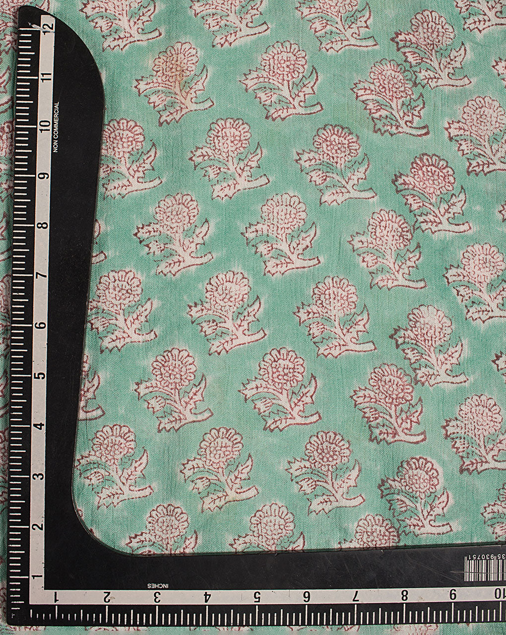 ( Pre Cut 1.25 MTR ) Rapid Hand Block Rayon Crepe Fabric