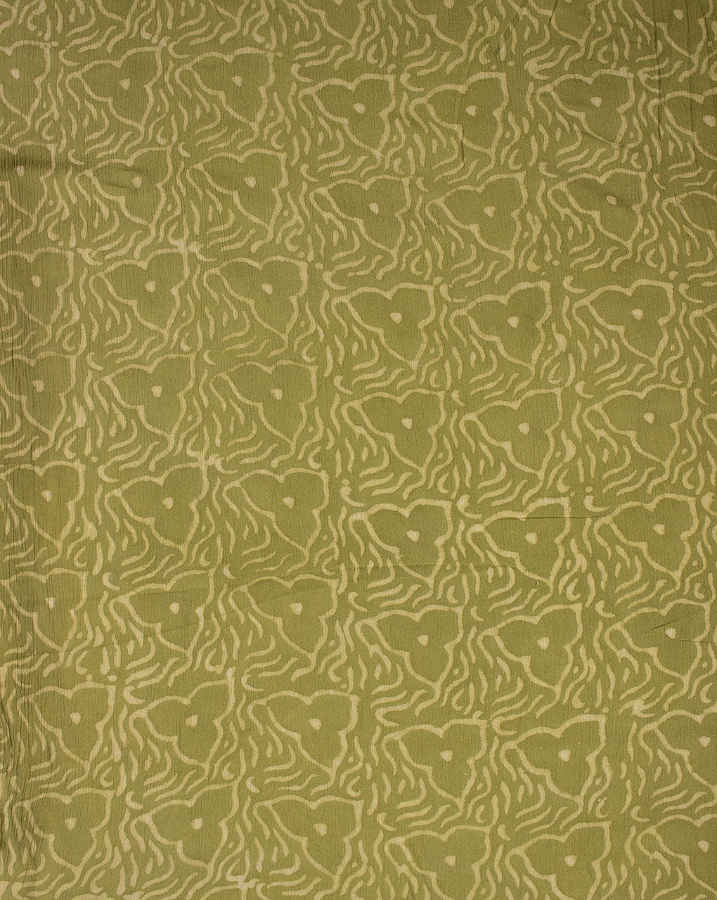( Pre Cut 70 CM ) Hand Block Rayon Crepe Fabric