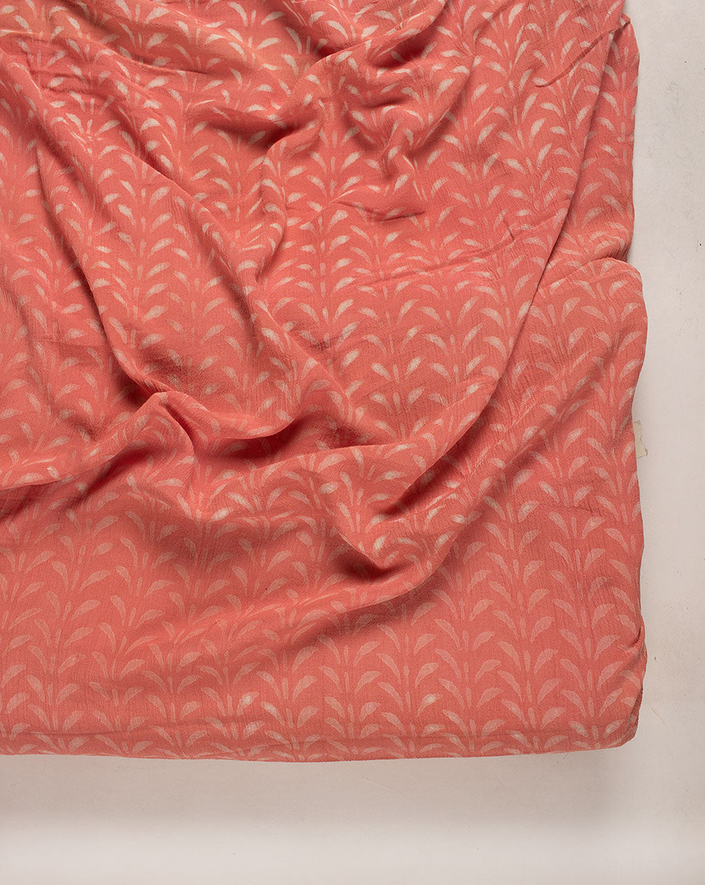 ( Pre Cut 80 CM ) Hand Block Rayon Crepe Fabric