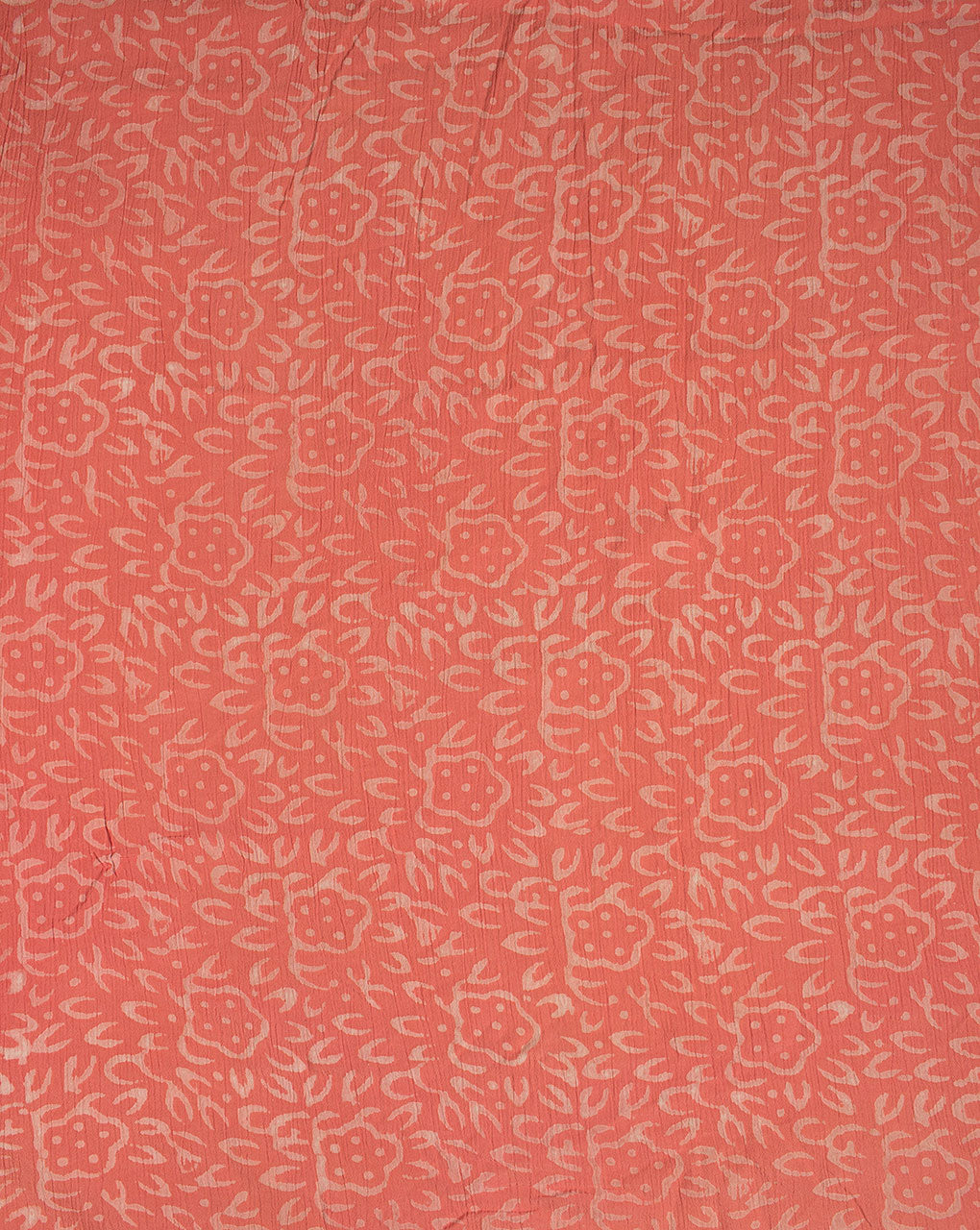 ( Pre Cut 85 CM ) Hand Block Rayon Crepe Fabric