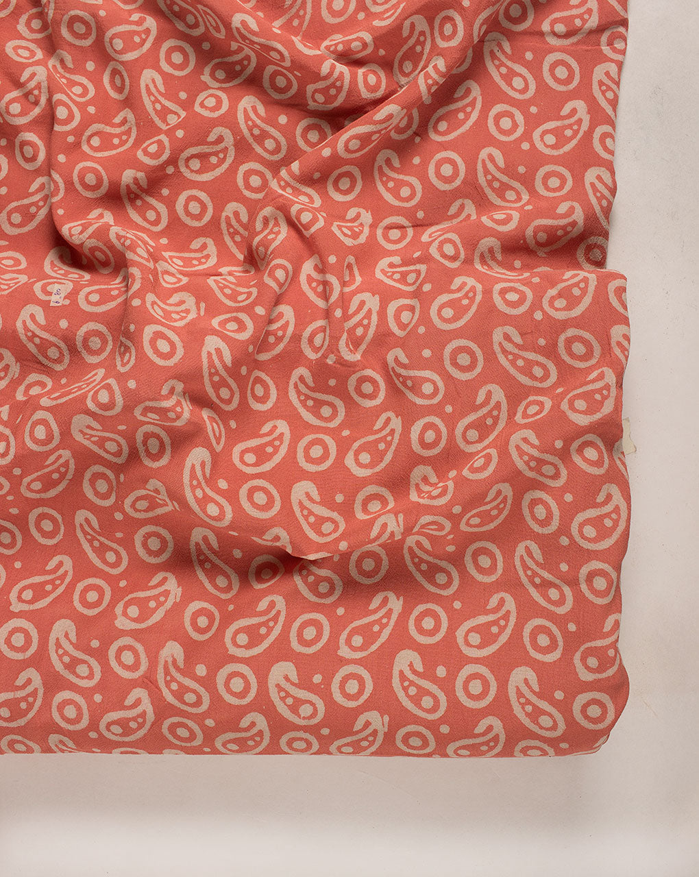 ( Pre Cut 80 CM ) Hand Block Rayon Fabric