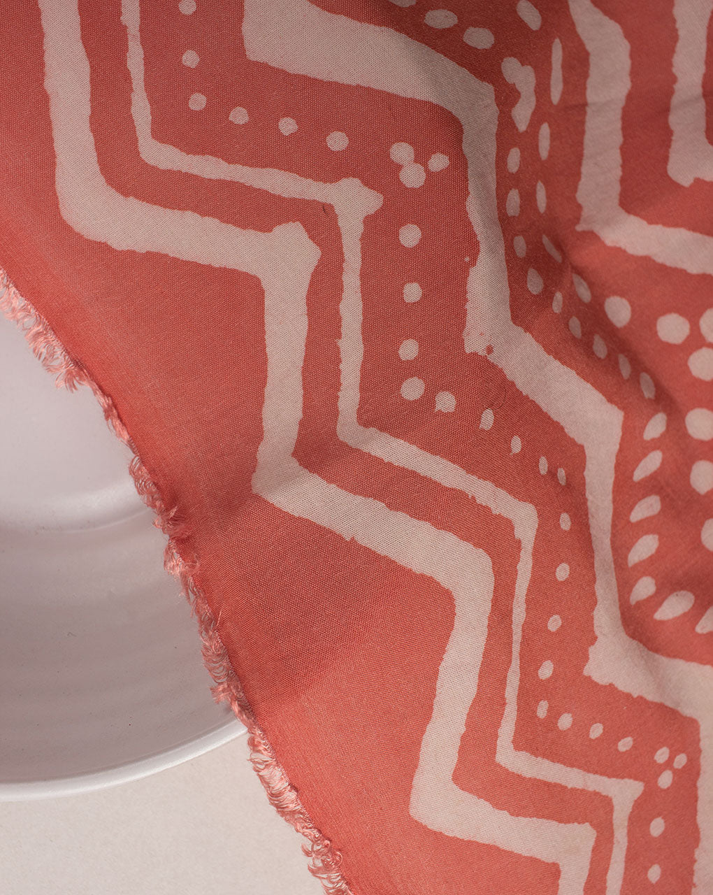 ( Pre Cut 1.75 MTR ) Hand Block Rayon Fabric