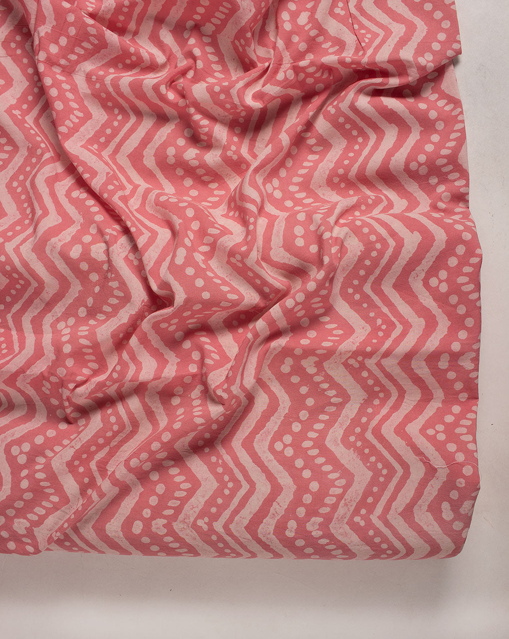 ( Pre Cut 85 CM ) Hand Block Rayon Fabric