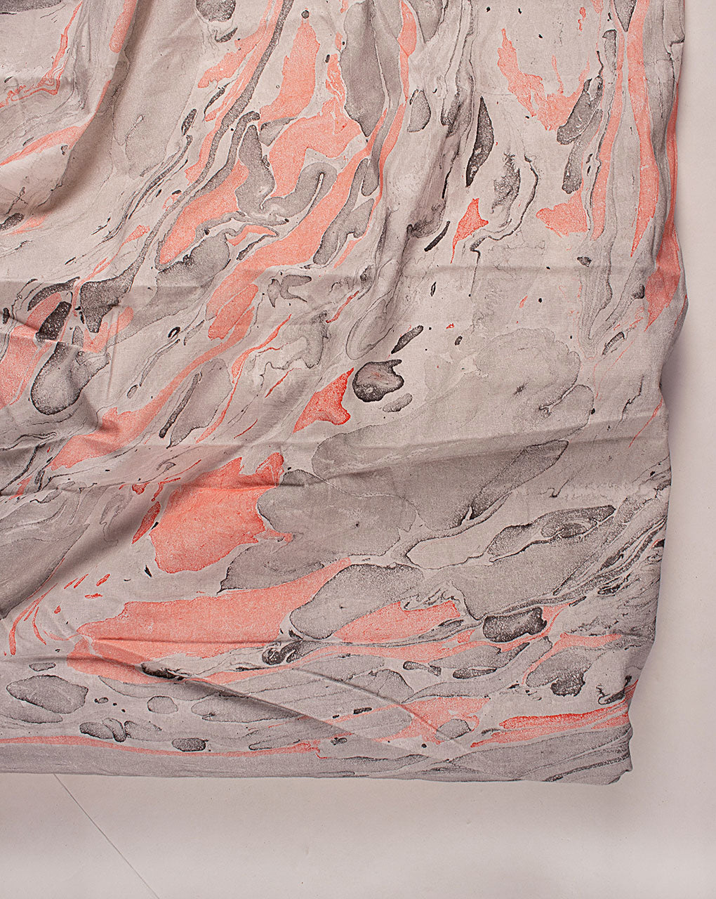 ( Pre Cut 70 CM ) Marble Print Rayon Fabric