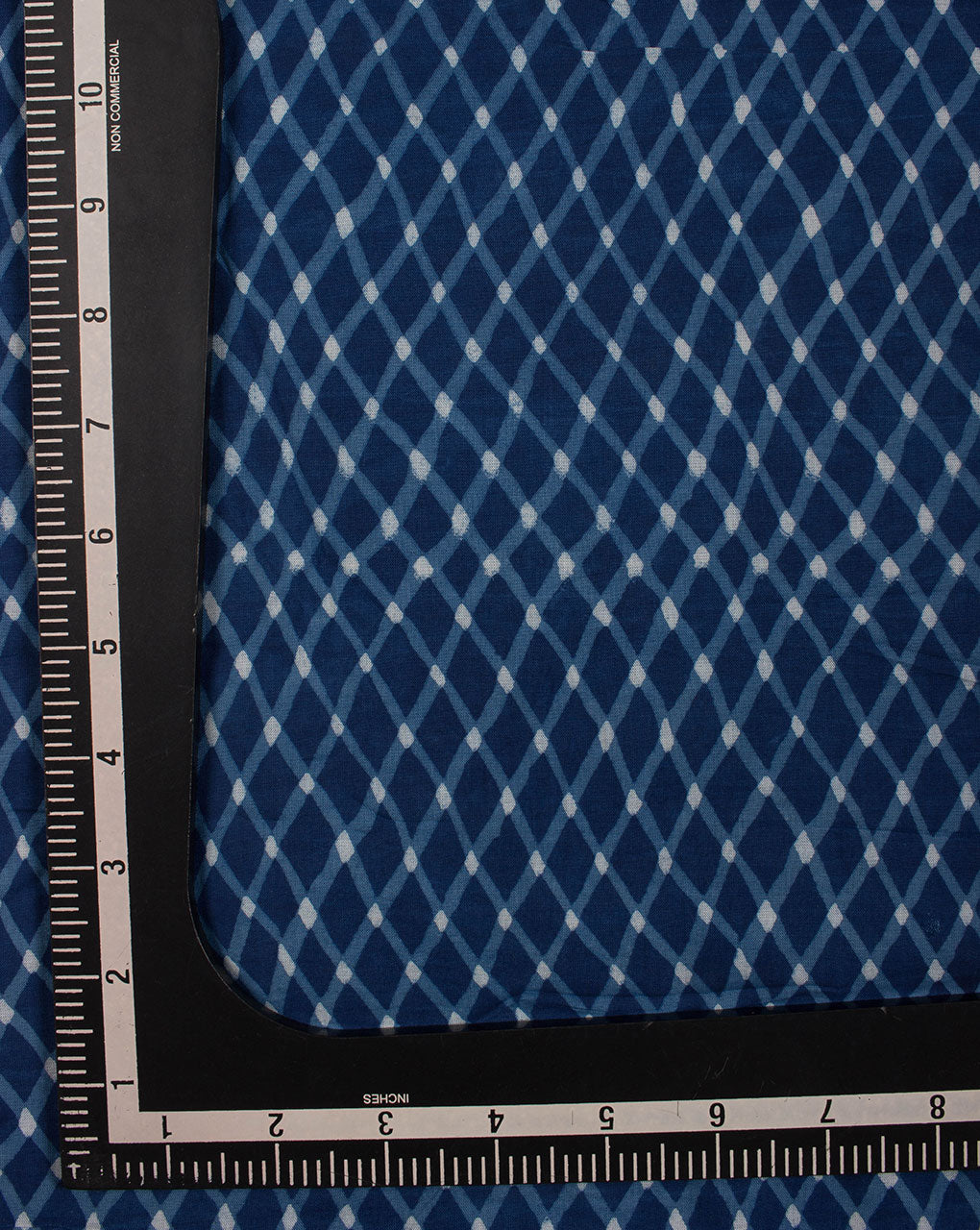 Indigo Screen Print Rayon Modal Fabric - Fabriclore.com