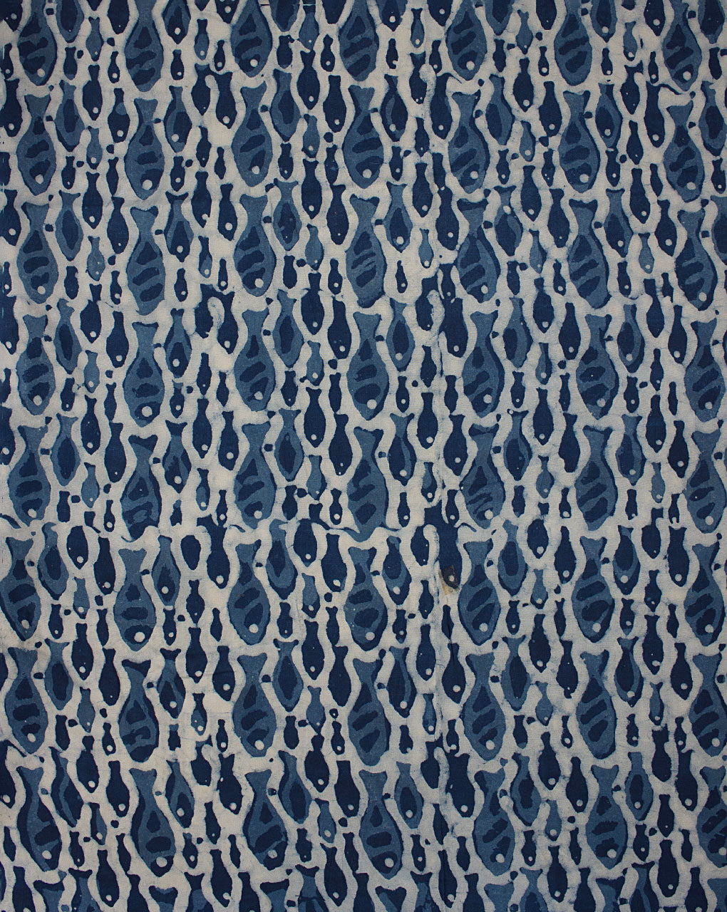 ( Pre Cut 70 CM ) Indigo Hand Block Rayon Fabric
