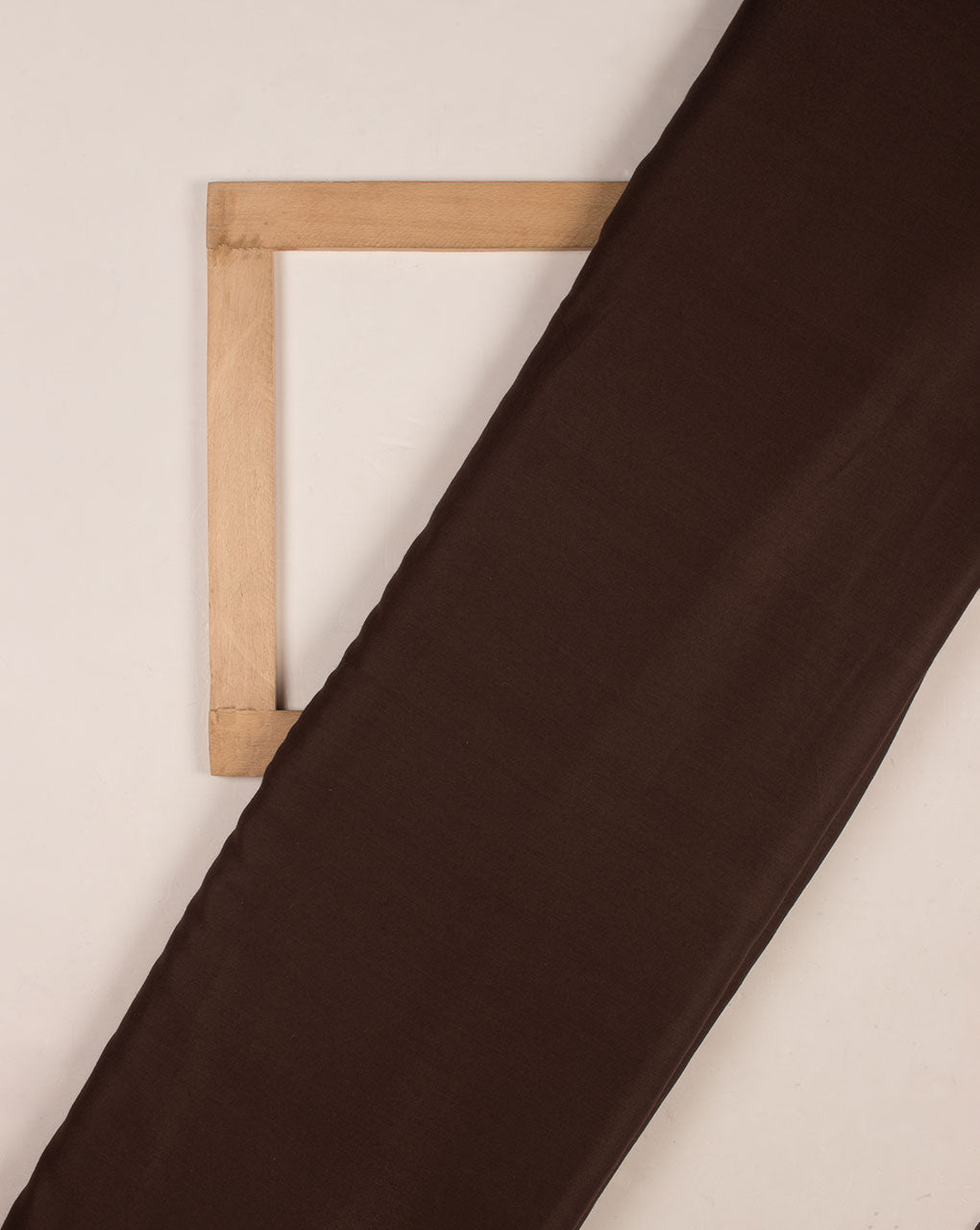Chocolate Brown Plain Rayon Fabric - Fabriclore.com