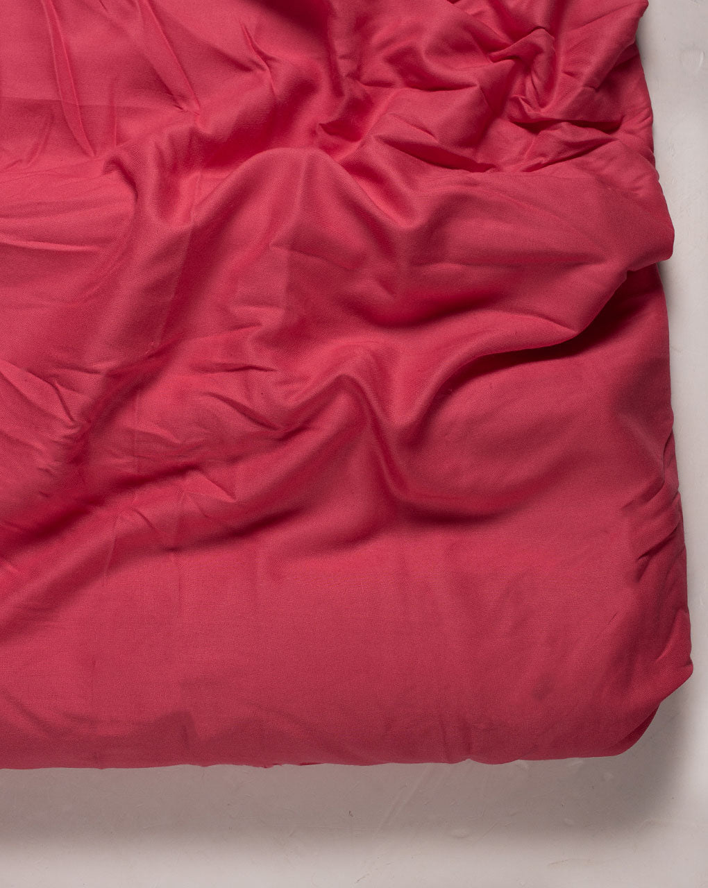 ( Pre Cut 1 MTR ) Pink Plain Rayon Fabric