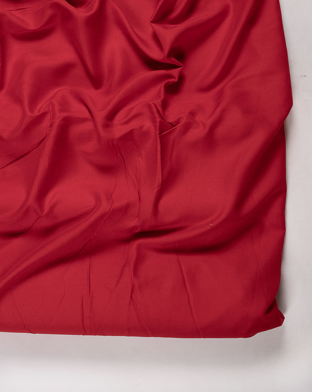 ( Pre Cut 1 MTR ) Red Plain Birla Rayon Fabric
