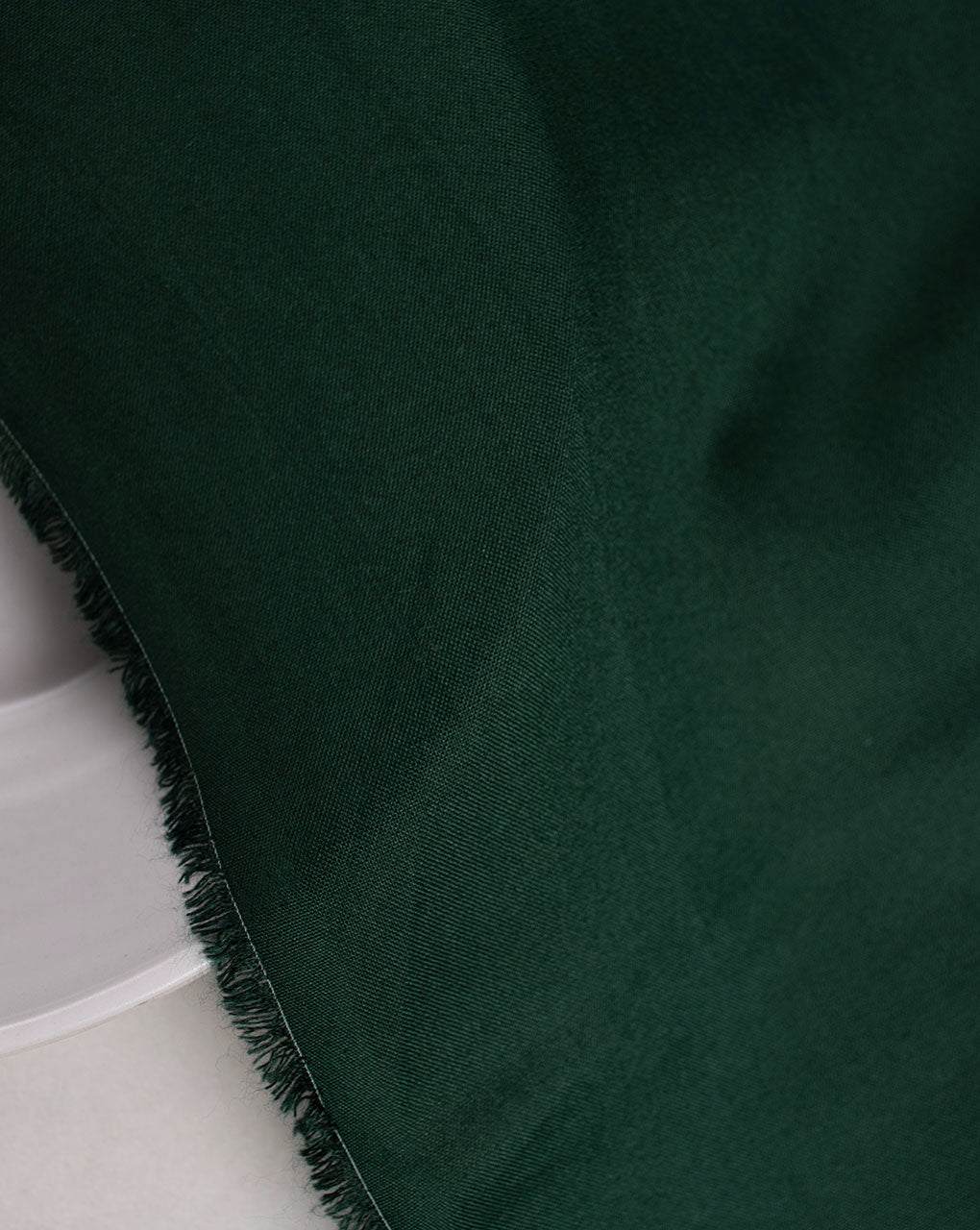 ( Pre Cut 60 CM ) Green Plain Birla Rayon Fabric