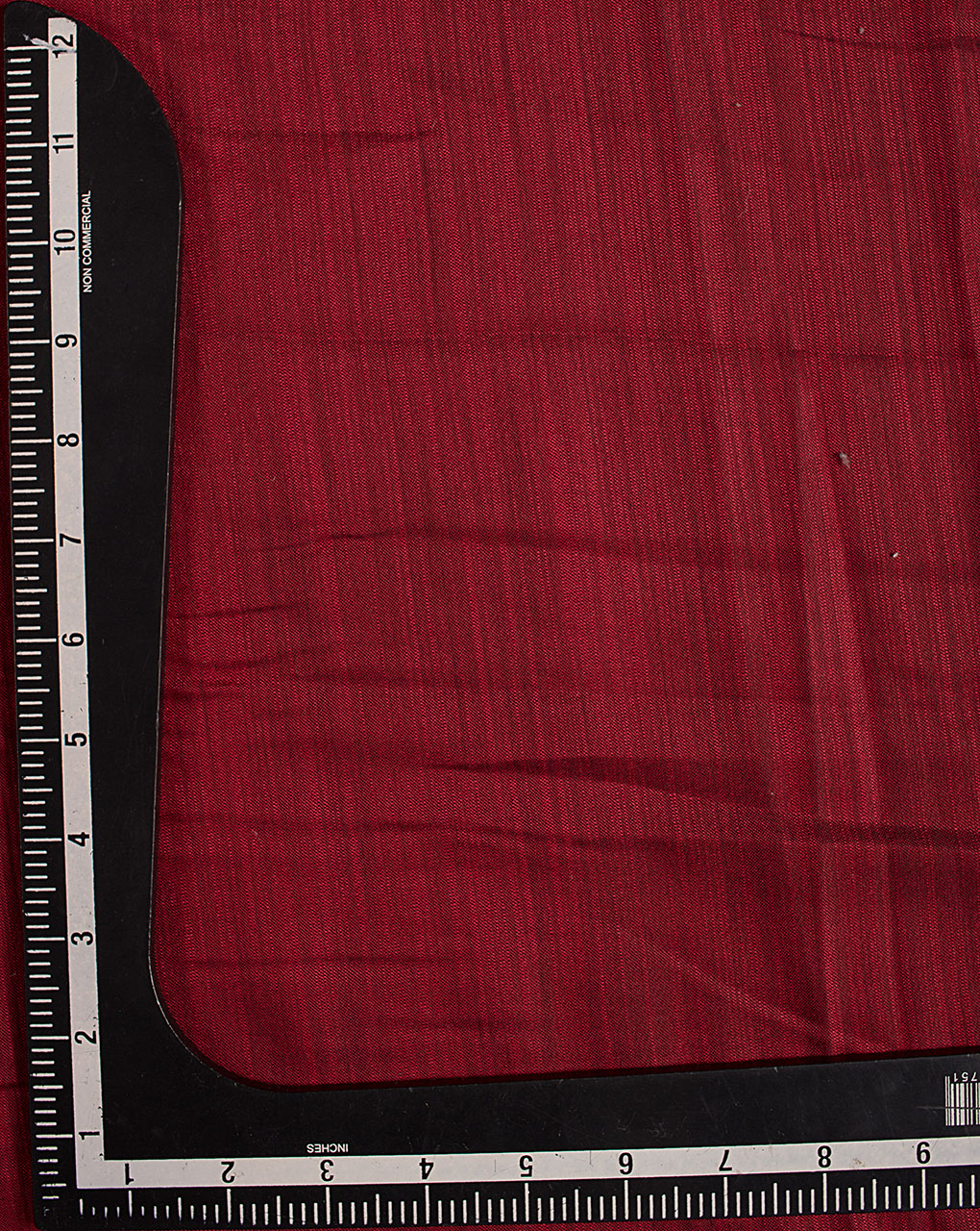 Red Plain Art Silk Fabric
