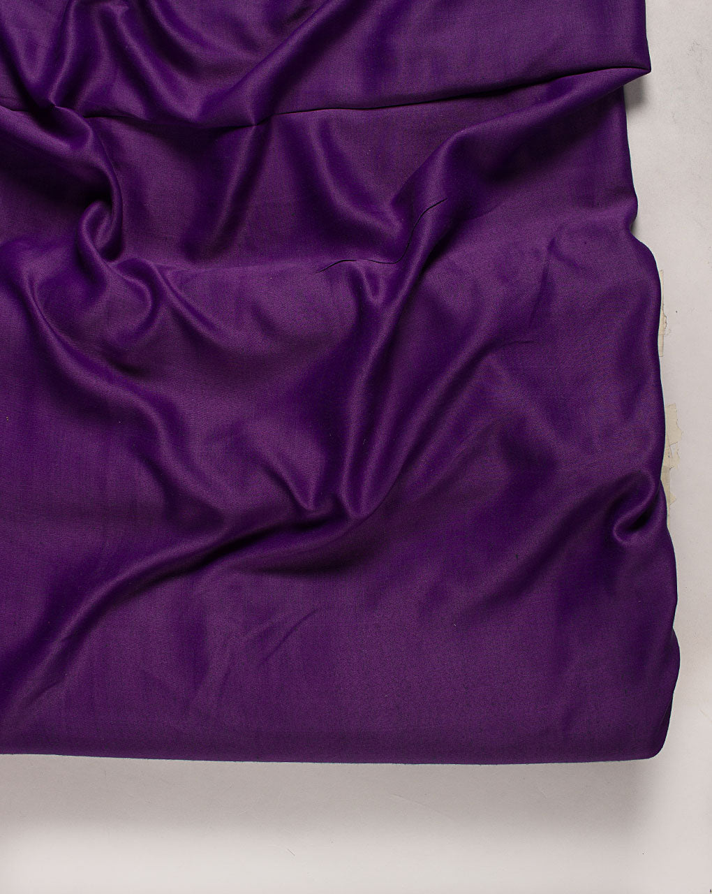 ( Pre Cut 50 CM ) Purple Plain Art Silk Fabric