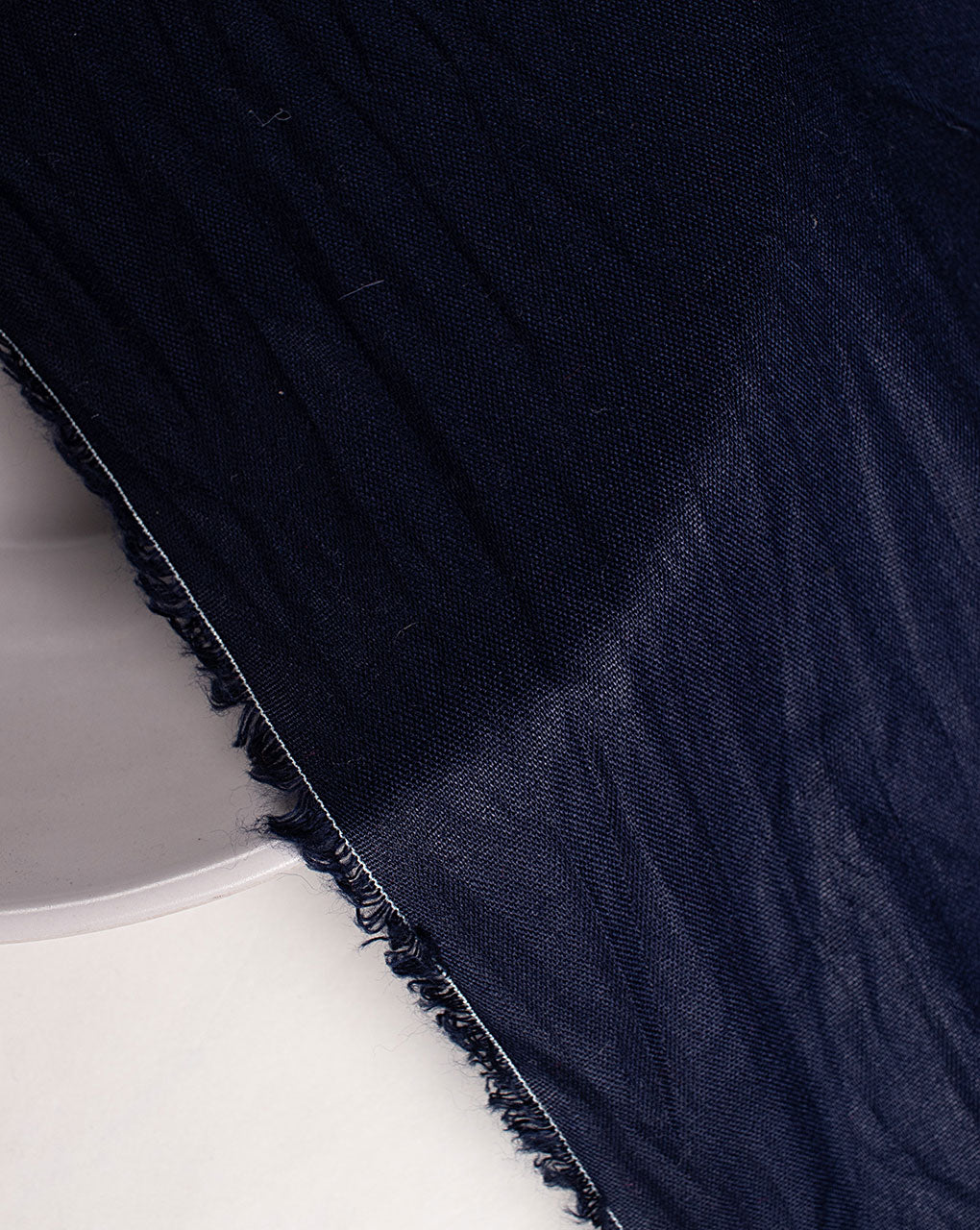 Navy Blue Plain Rayon Fabric