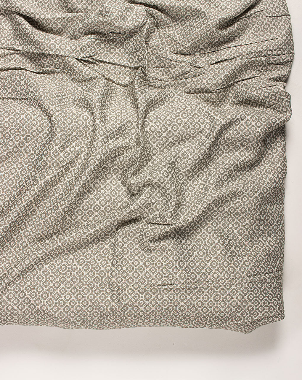 Screen Print Slub Rayon Fabric