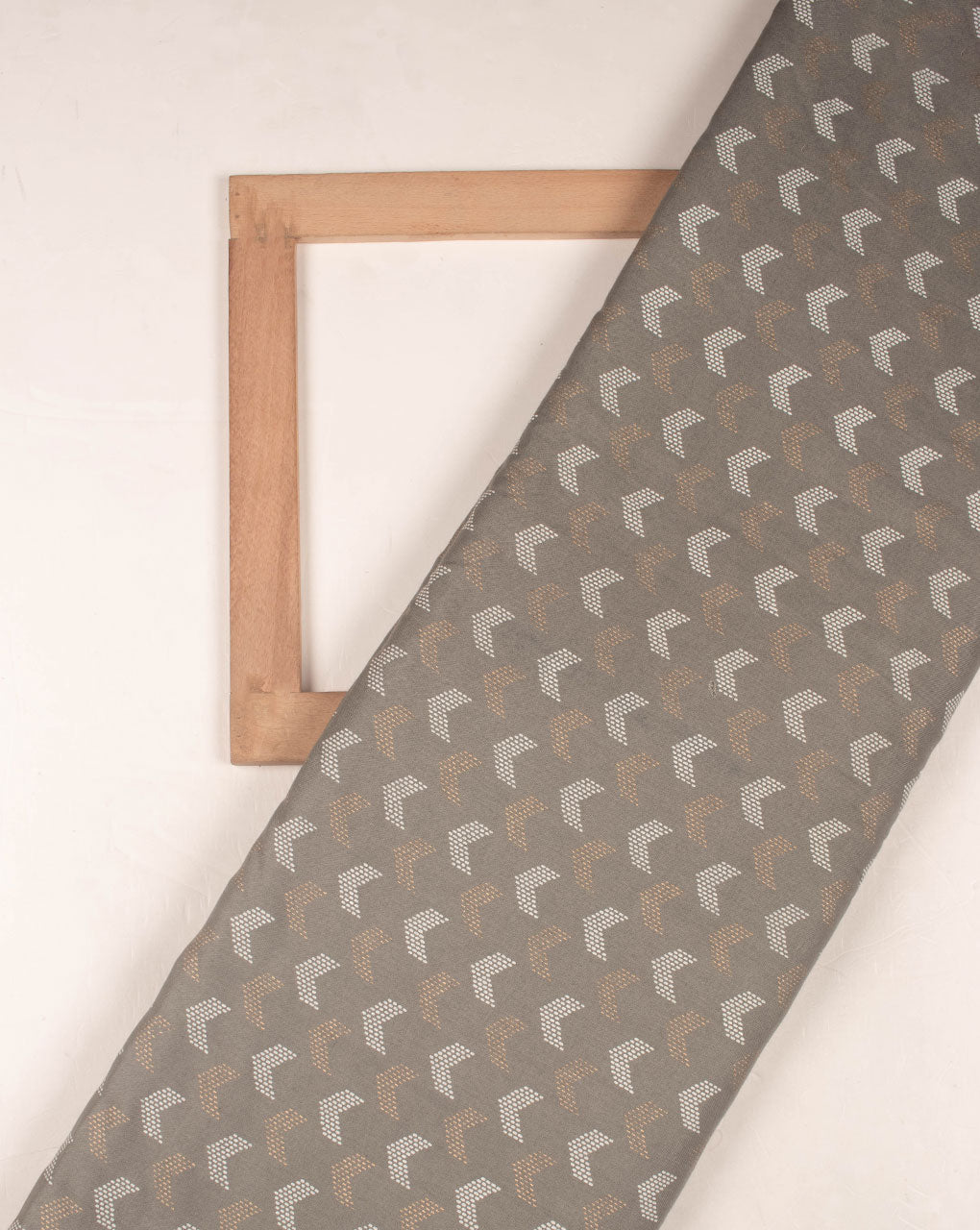 Geometric Screen Print Rayon Fabric - Fabriclore.com