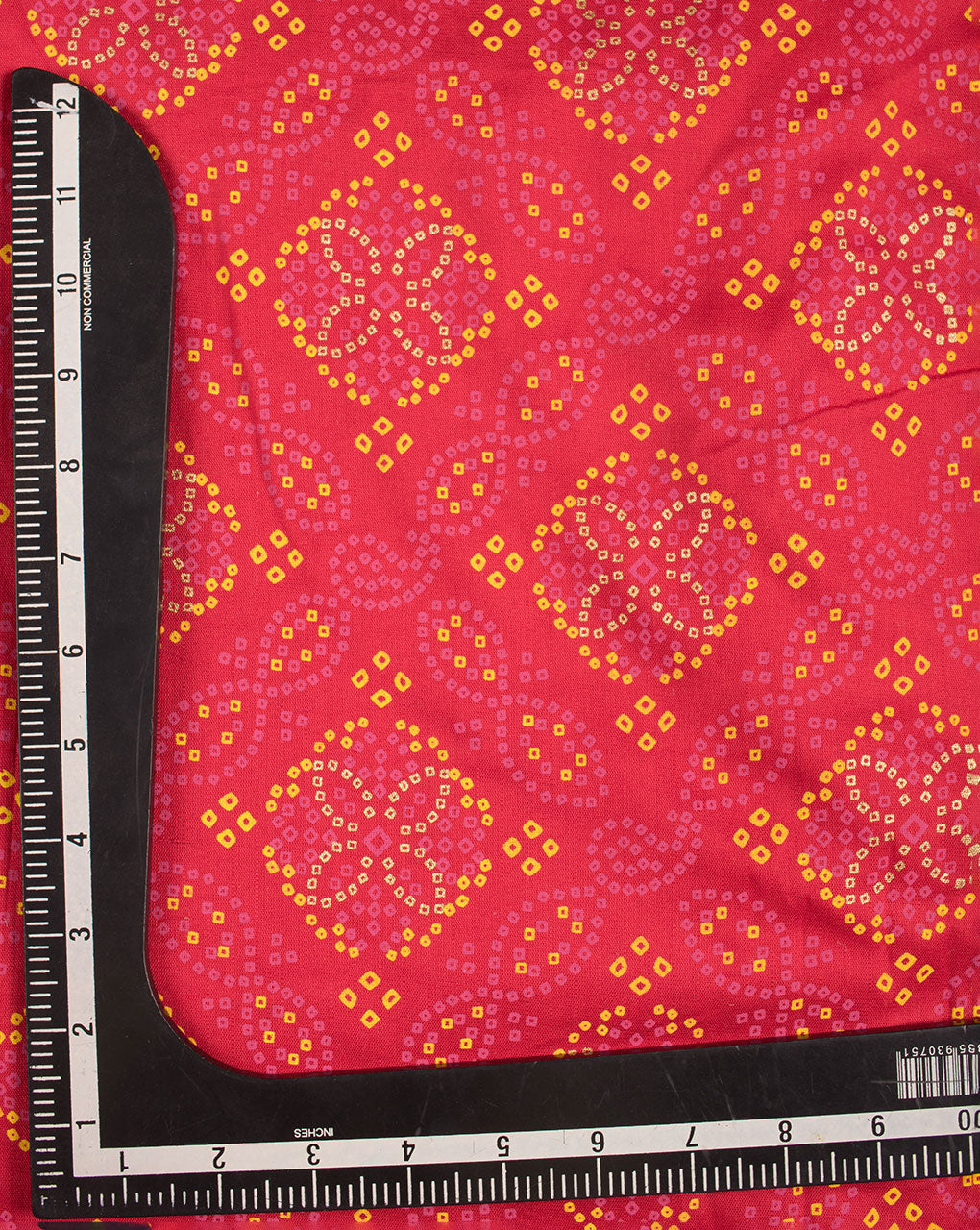 Bandhani Screen Print Rayon Fabric - Fabriclore.com