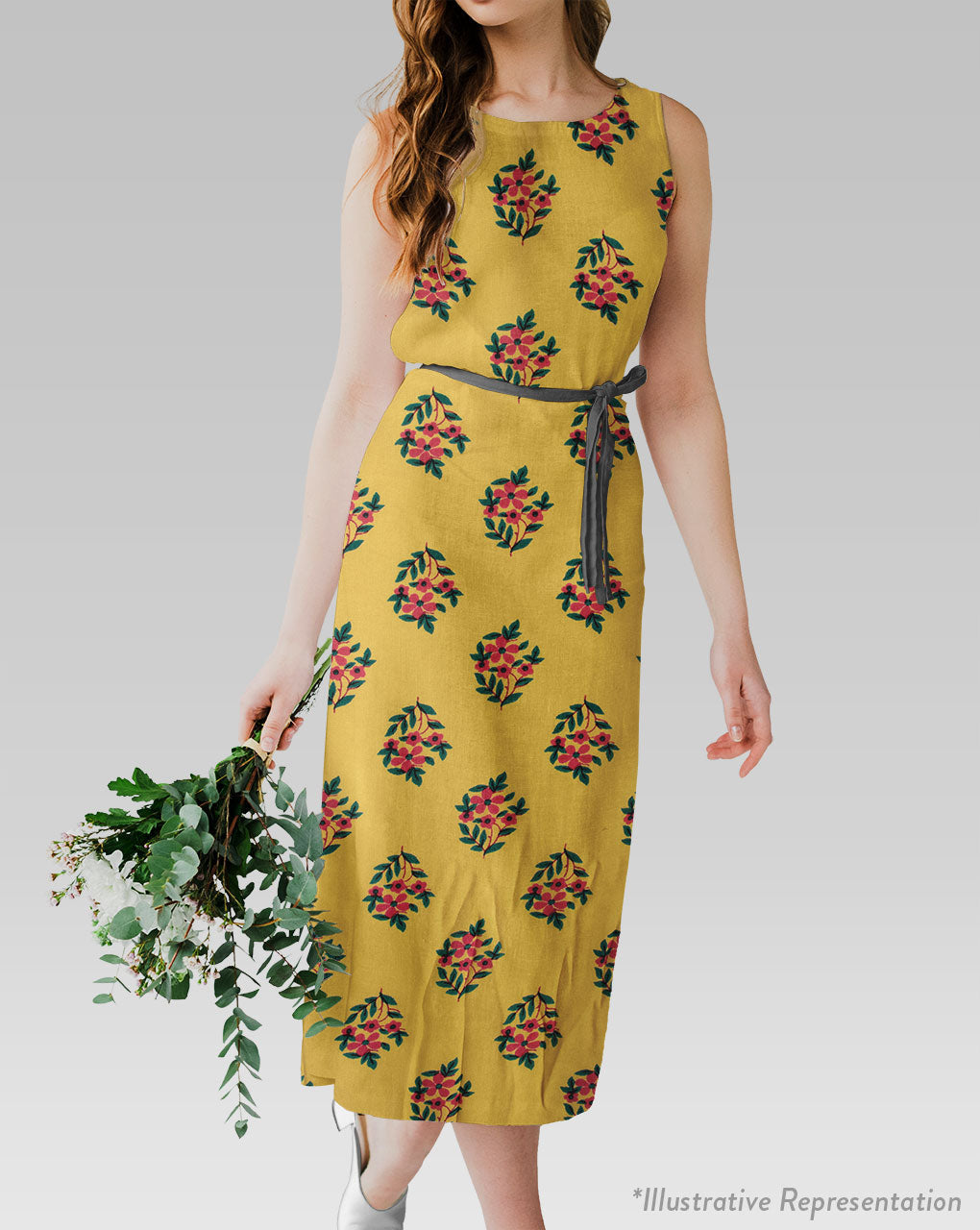 Screen Print Rayon Fabric - Fabriclore.com