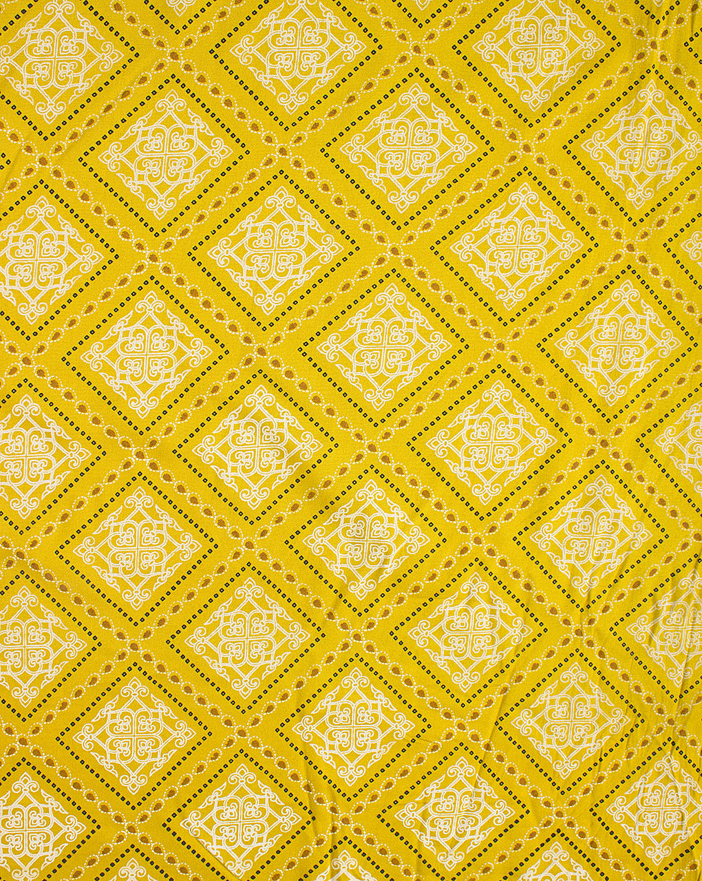 Screen Print Rayon Fabric - Fabriclore.com