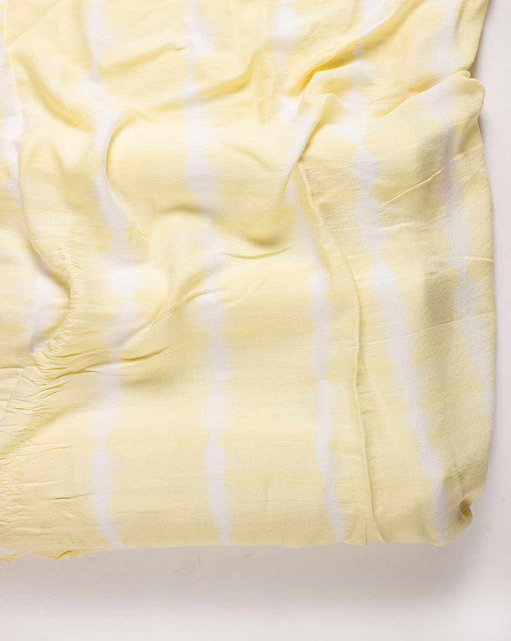 ( Pre-Cut 2.40 MTR ) Lemony Twist Tie & Dye Dobby Rayon Fabric - Fabriclore.com