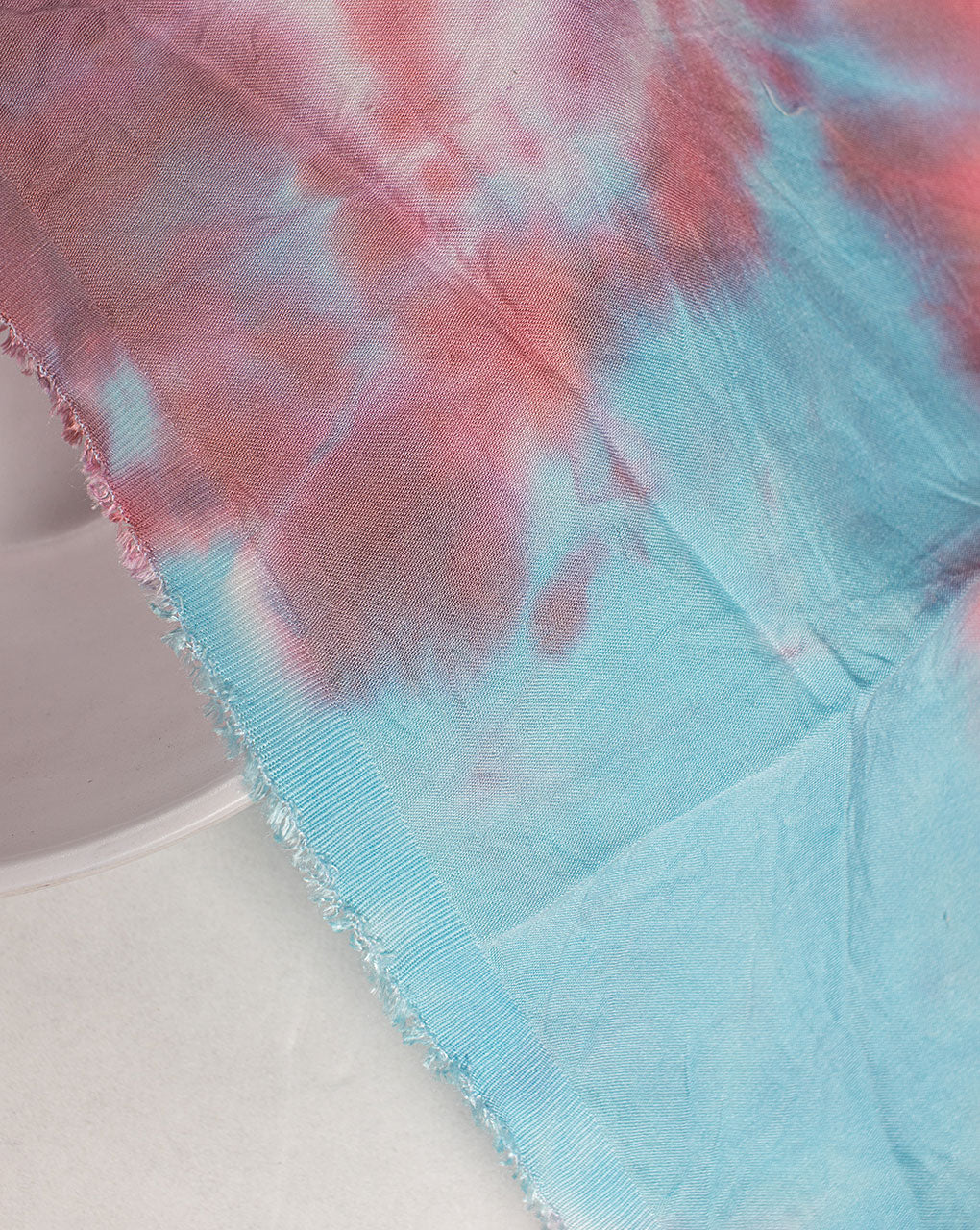 ( Pre Cut 1 MTR ) Tie & Dye Rayon Fabric