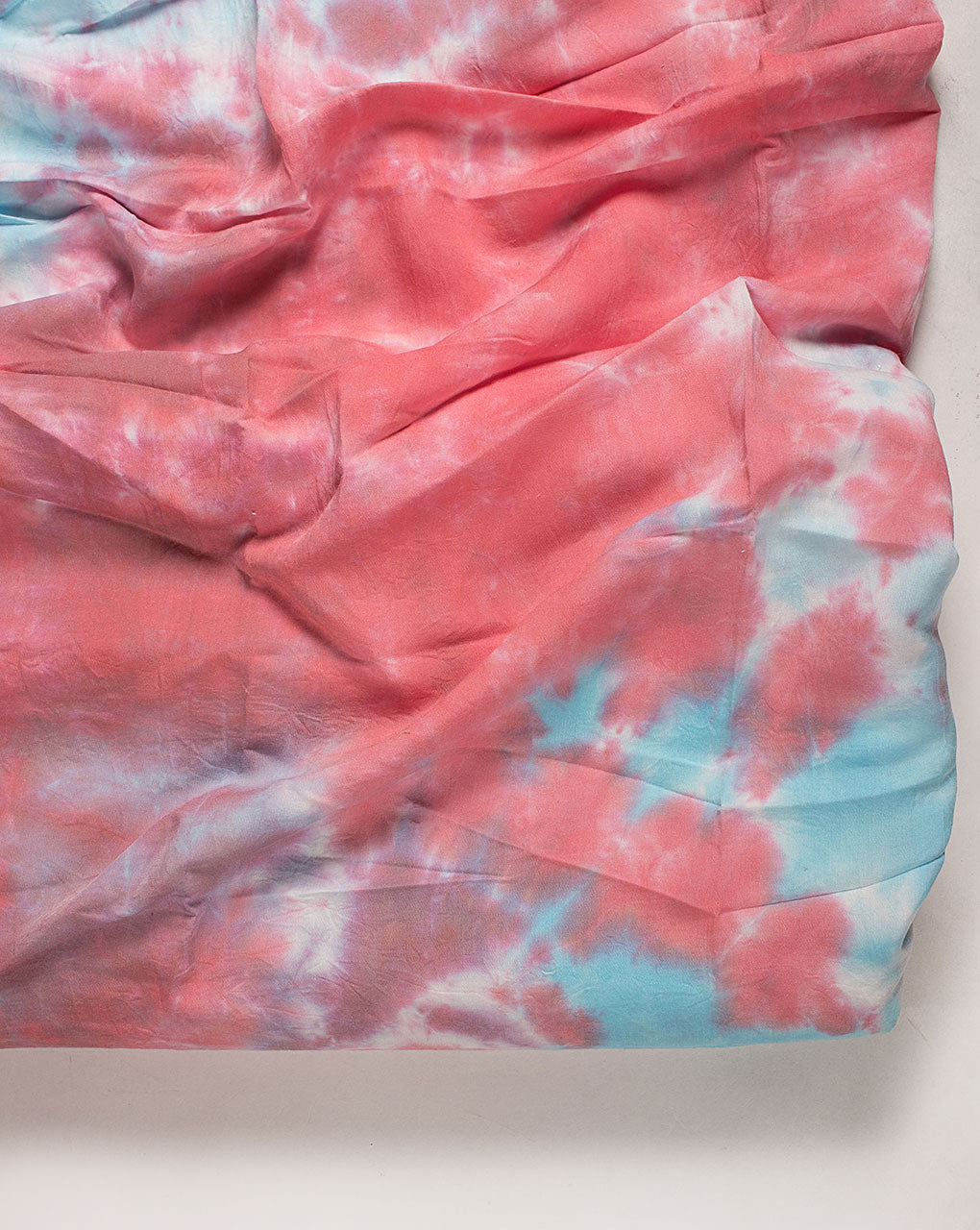 ( Pre Cut 1 MTR ) Tie & Dye Rayon Fabric