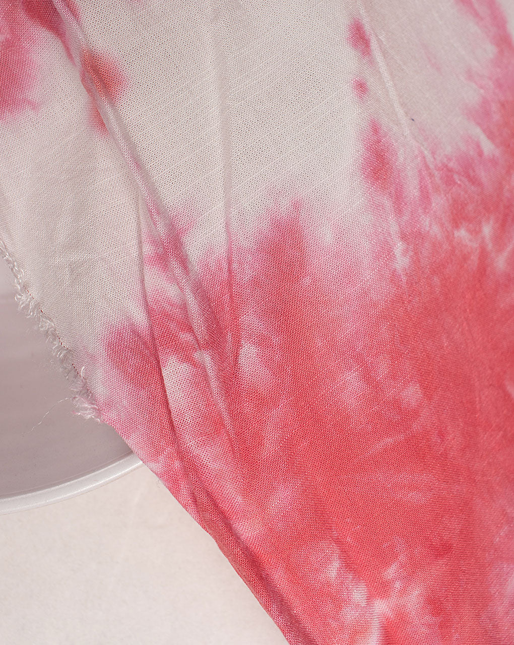 ( Pre Cut 1 MTR ) Tie & Dye Slub Rayon Fabric