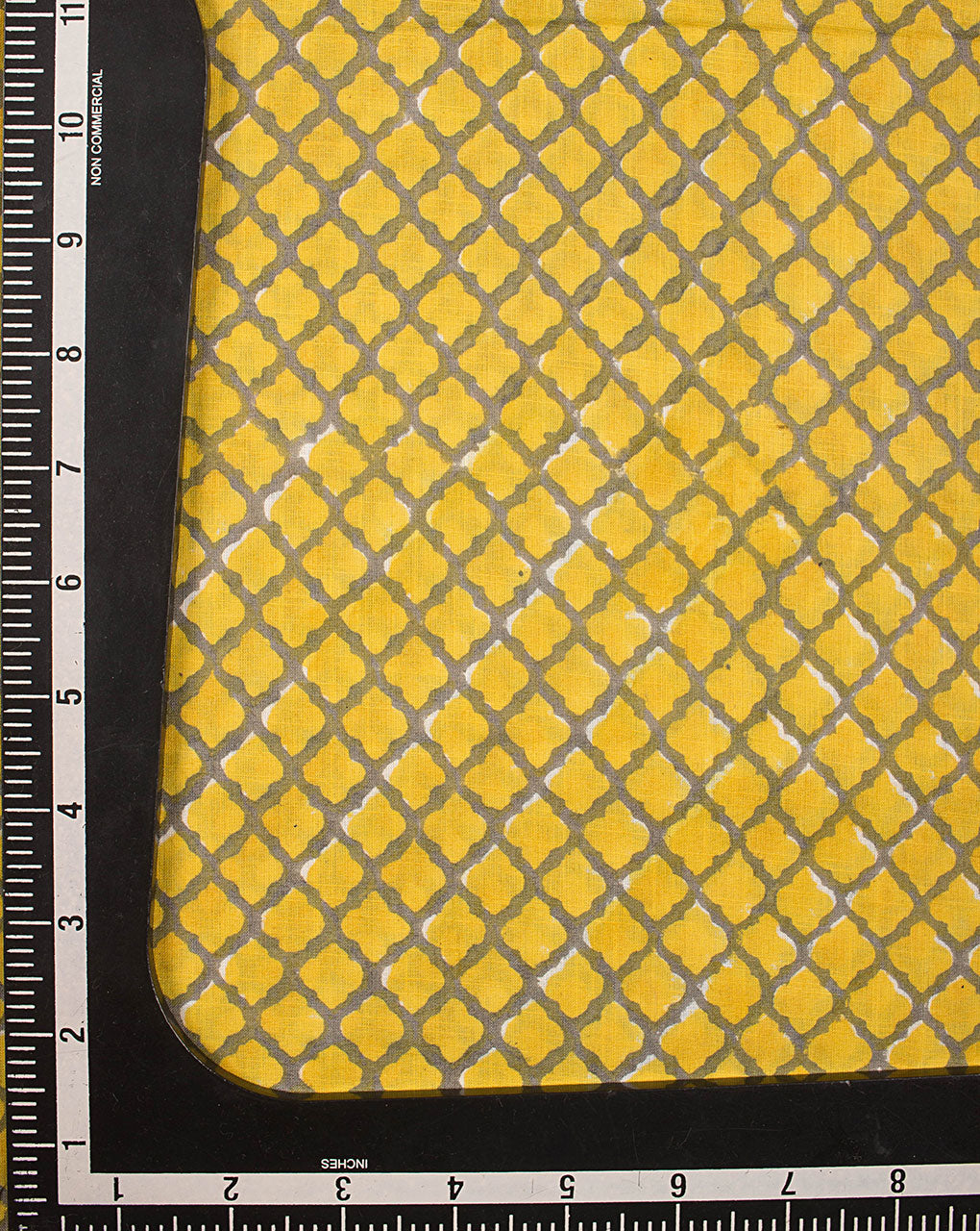 Hand Block Slub Cotton Fabric - Fabriclore.com