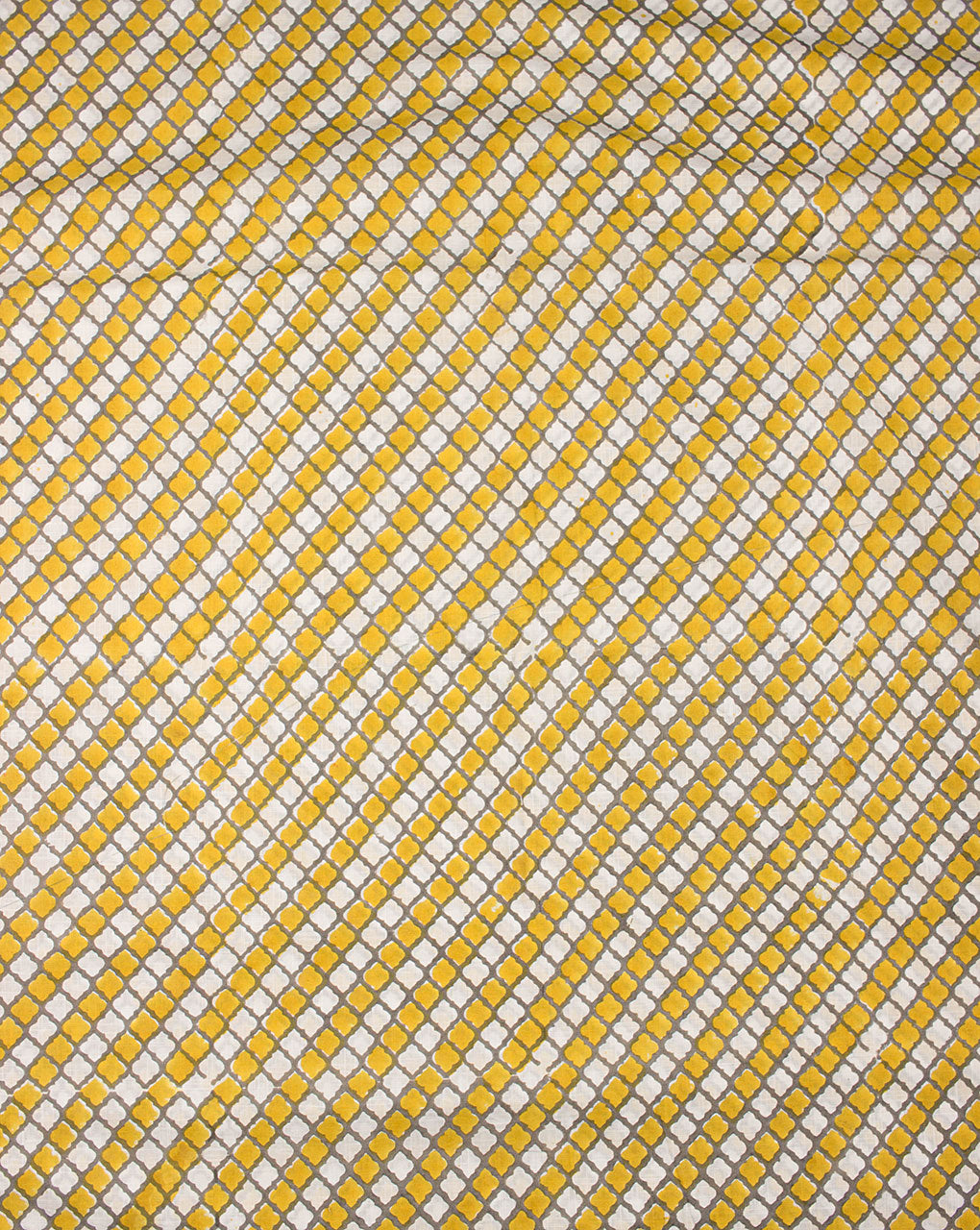 Hand Block Slub Cotton Fabric - Fabriclore.com